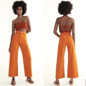 Zara | The Marine Straight in Orange Size 2